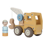 Camion grue en bois