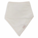 Lot de 2 bavoirs bandana velours- rose / écru