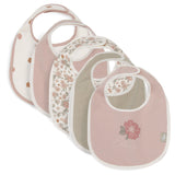 Bavoir - Retro Flowers - 5 Unités