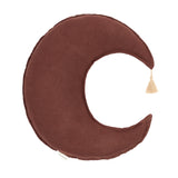 COUSSIN LUNE L1N0 EN LIN FRANÇAIS LAVÉ prune