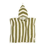 PONCHO DE PLAGE doublure en gaze de coton 1-3 ans