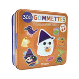 300 gommettes boîte métal Halloween