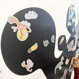 Magnets dinosaures- 52 magnets