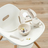 Coffret premier repas ventouse Tiny farm Sable