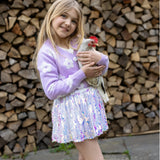 Jupe sequins 4-6 ans