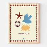 Affiche summer mood - Soleil oiseaux