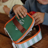 Mini lunch bag - Green Stripes