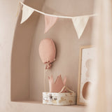 Ballon en tissu décoration - rose