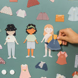 Jeux de magnets- silhouette à habiller