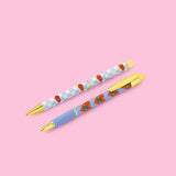 Ensemble de stylos - Crayons Lèvres et coeurs