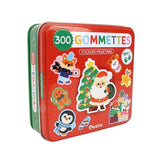 Boîte métal 300 gommettes Noël de AUZOU