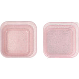 3 Boîtes à Lunch - Glitter Pink