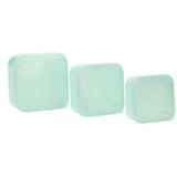 3 Boîtes à Lunch Aqua - Glitter Turquoise