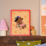 Affiche - Chien sun