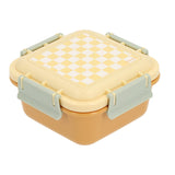 Boîte à Lunch - Motifs échecs jaune