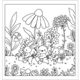 Cahier de coloriage + 10 feutres double pointe