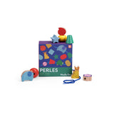 Jeu de perles en bois à enfiler - Les Toupitis