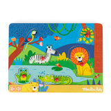 Puzzle sonore animaux en bois - Les Toupitis
