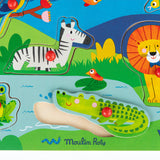 Puzzle sonore animaux en bois - Les Toupitis