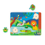 Puzzle sonore animaux en bois - Les Toupitis