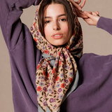 Grand foulard Dupatta - Lison macadamia