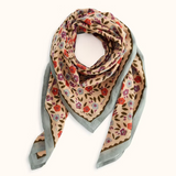 Grand foulard Dupatta - Lison macadamia