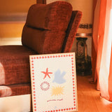 Affiche summer mood - Soleil oiseaux
