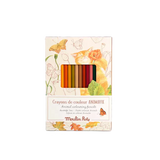 12 crayons de couleur + cartes - Le jardin du moulin