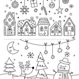 Kit pour dessiner sur les vitres - Noël