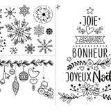 Kit pour dessiner sur les vitres - Noël