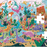 Puzzle 54 pièces- Dinosaures Cherche et Trouve 4 ans +