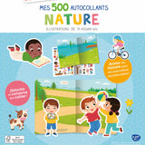 Cahier détachable -Mes 500 autocollants Nature