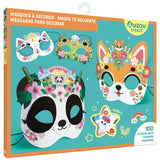 Masques à décorer - 100 autocollants