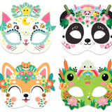 Masques à décorer - 100 autocollants