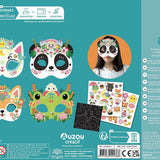 Masques à décorer - 100 autocollants