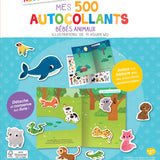 Mes 500 autocollants - Bébés animaux