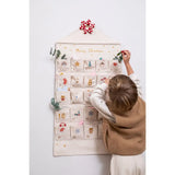 Calendrier de l'Avent avec Poches en Tissu