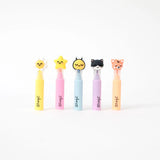 Lot de 5 surligneurs pastel – Couleurs douces, idées lumineuses - Vivez en couleur