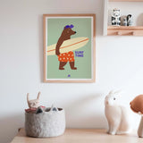 Affiche - Surf time (30 x 40 cm)