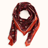 Grand foulard Dupatta - Lison cabernet