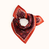 Petit foulard Dupitta - Lison cabernet