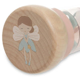 Bâton de pluie en bois - Rose