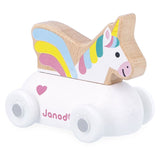 Voiture licorne en bois- cross roads
