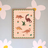 Affiche - Dinosaure (A3 - 30 x 40 cm)