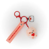 Porte-clés avec pendentif Bunny cupidon