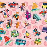 300 gommettes- Les Transports