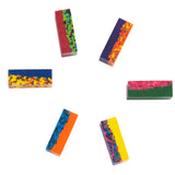 Boîte de 6 pierres de cire multicolores - Les Petites Merveilles