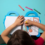 SUPER COLORING & STICKERS BOOK - DINO