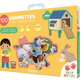 100 gommettes - La ferme