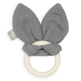 Anneau de dentition en silicone - lapin gris
